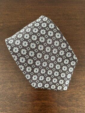 Robert Talbott Silk Tie Best of Class Nordstrom Floral Blue Gray
